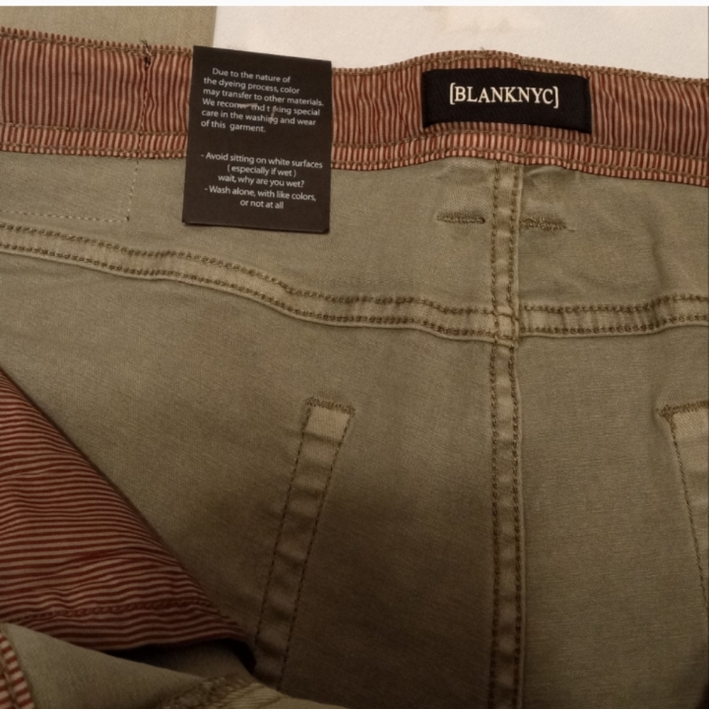 🆕 BLANK NYC The Wooster Slim Fit Jeans, High Waist, 5 Pocket Pants, 34x30, NWT - Picture 9 of 13
